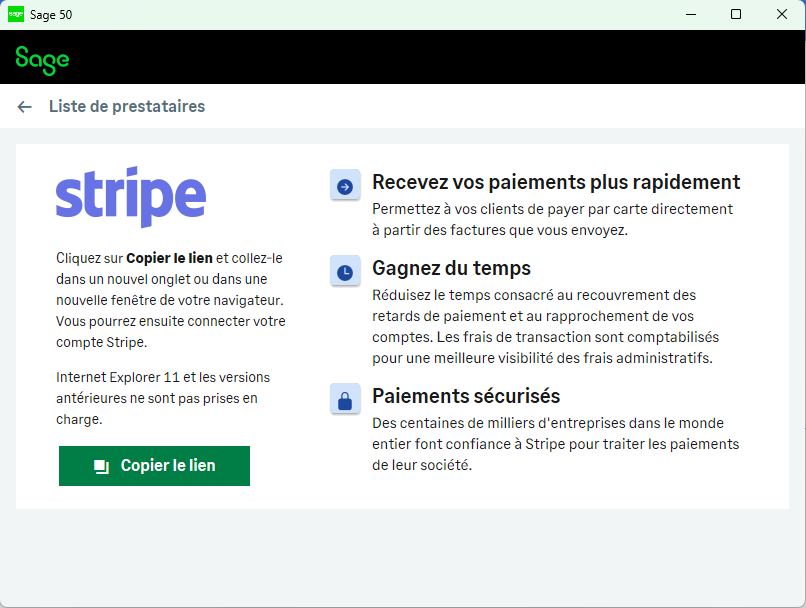 Illustration des avantages du passage au Stripe