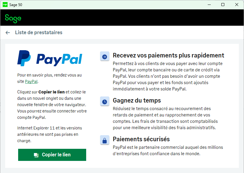 Avantages du PayPal