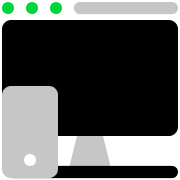 Logo - ordinateur et t&eacute;l&eacute;phone